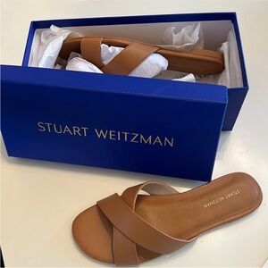 Stuart Weitzman-Roza Flat Slide